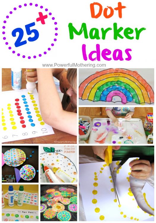 Dot Pages for Dot Markers {5 super fun dot marker art pages}