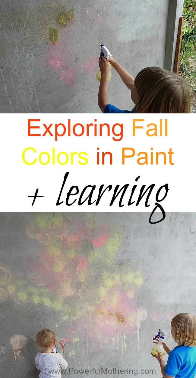 Exploring Fall Colors in Paint