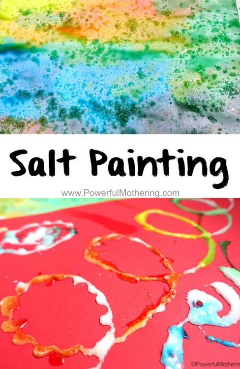 Salt Painting Activity For Kids