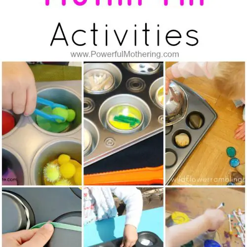 20 Cool Muffin Tin Activities from PowerfulMothering.com