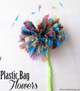 Plastic Bag Flowers - Cutting Skills in Practice