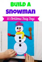 Build a Snowman  – Christmas Busy Bags