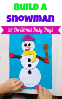 Build a Snowman - snow crafts preschool