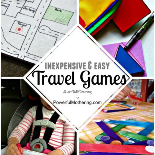 Inexpensive & Easy Travel Games for Kids