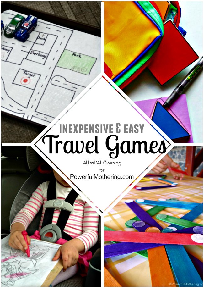Inexpensive & Easy Travel Games for Kids