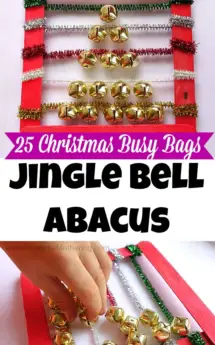 Jingle Bell Abacus Tree - Christmas Busy Bags