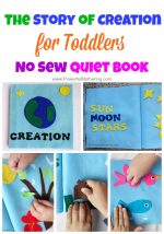 The Story of Creation in a Quiet Book (no sew)