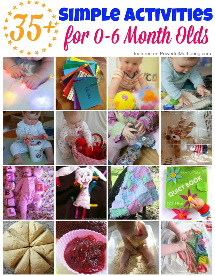 35 Simple Activities for 0 6 Month Olds