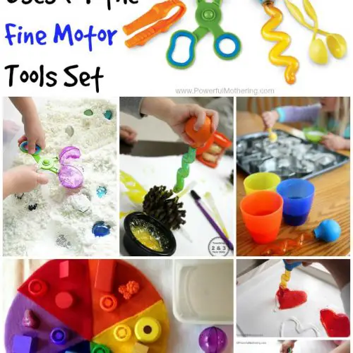 Uses for the Fine Motor Tools Set on PowerfulMothering.com