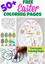 50+ FREE Easter Coloring Pages