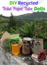 DIY Recycled Toilet Paper Tube Dolls