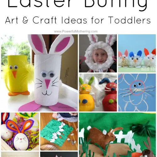 Top 10 Easter Bunny Art & Craft Ideas for Toddlers from PowerfulMothering.com