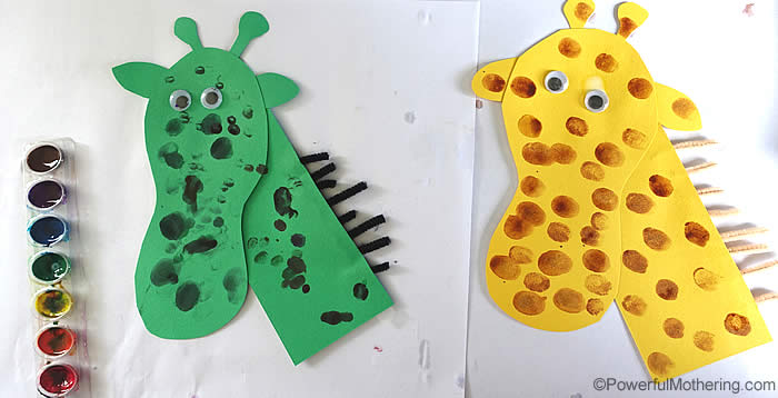Fingerprint paint fun for toddlers