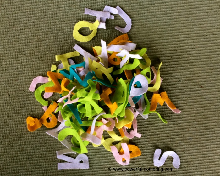 felt letters abc early learning
