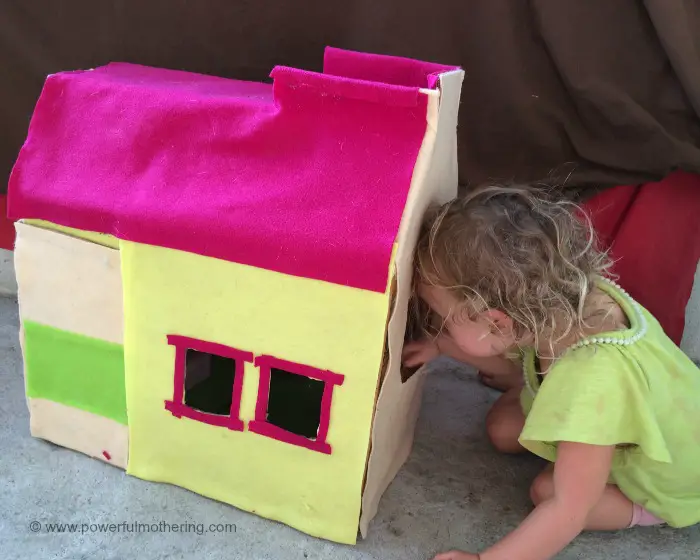 homemade doll house