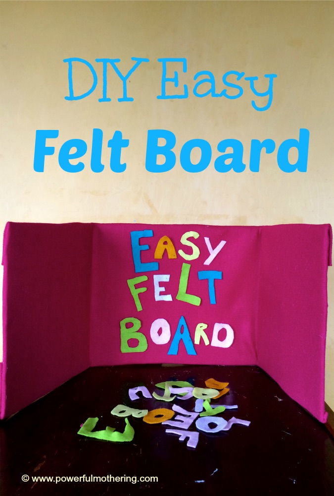DIY easy felt board preschooler