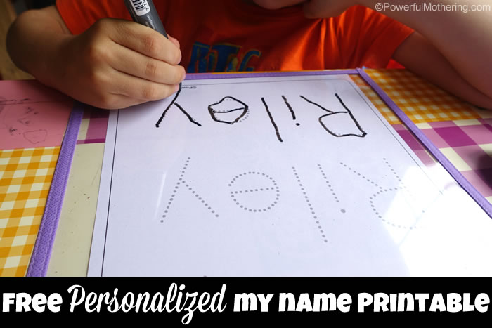 personalized name printable