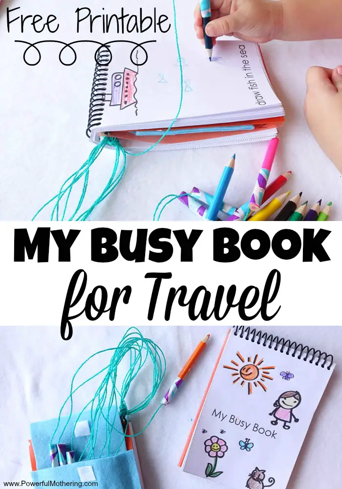 My Busy Book for Travel busy bags