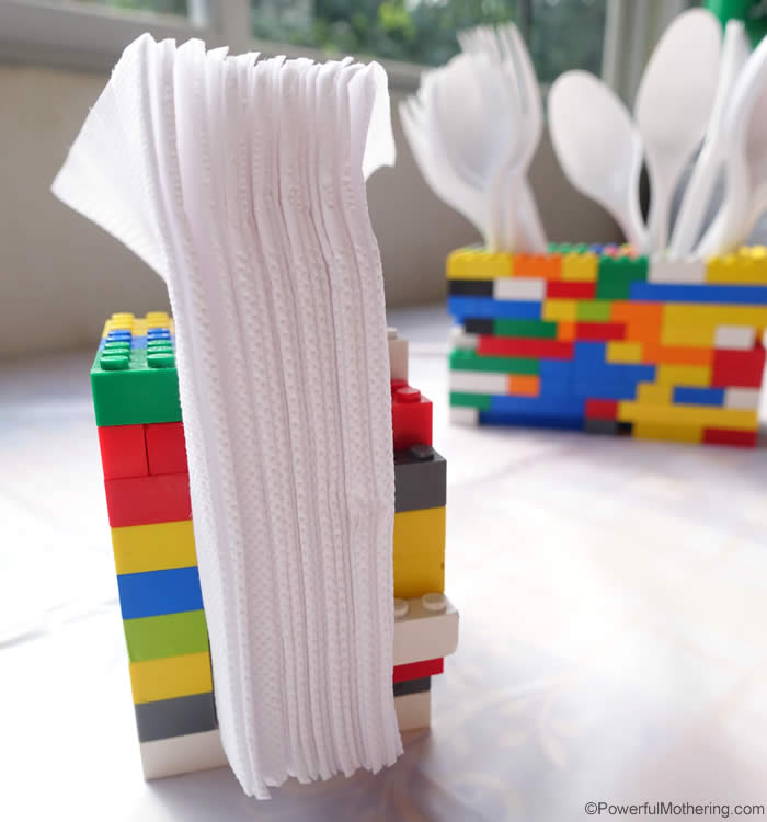 lego party idea for table