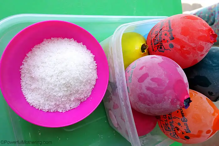 salt and ice balls