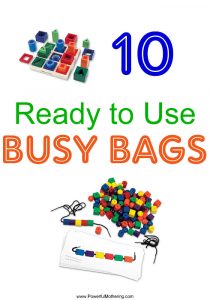 10 Ready to Use Items for Busy Bags