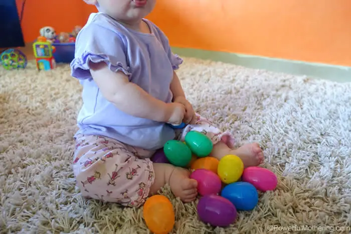 turn easter eggs into shakers