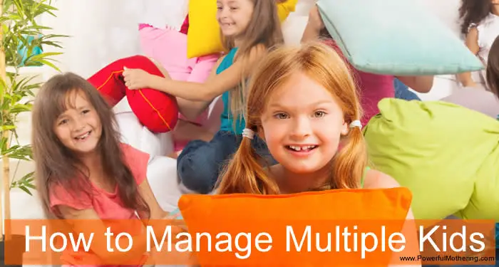 how to manage multiple kids 