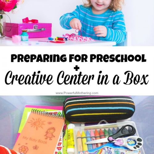 Preparing for Preschool: Creative Center in a Box