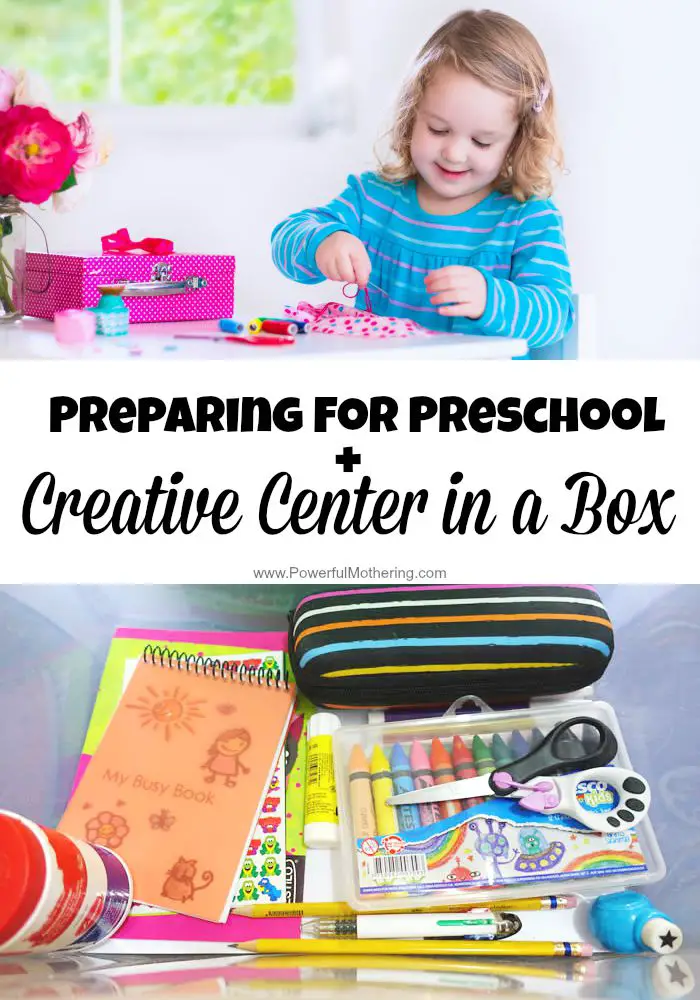 Preparing for Preschool: Creative Center in a Box