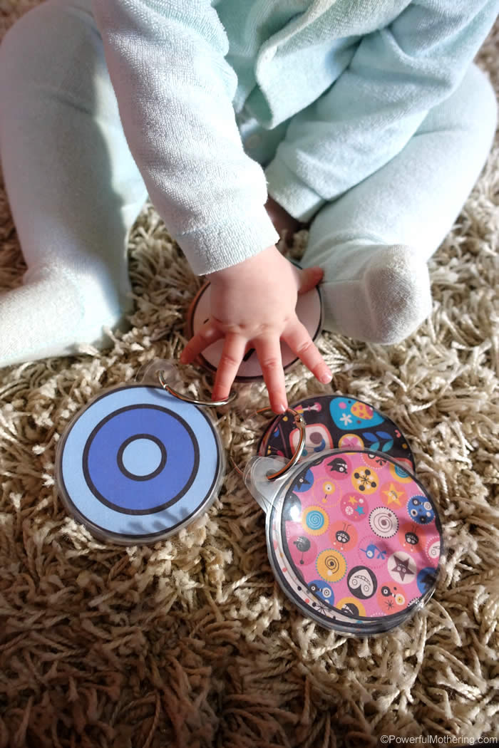 colorful cirlces for baby