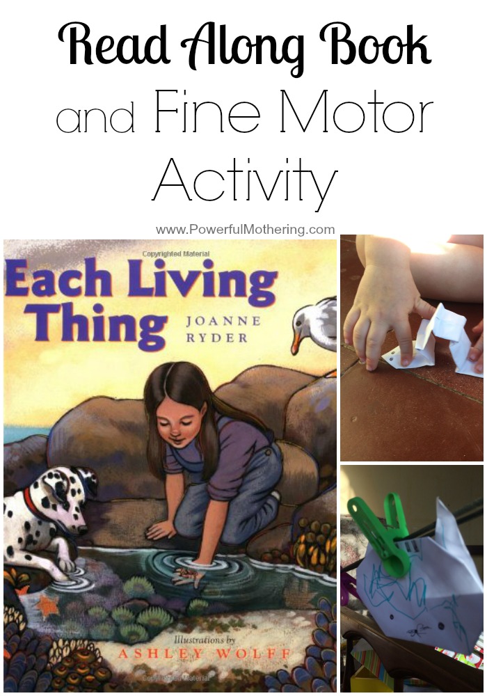 Read Along Book and Fine Motor Activity