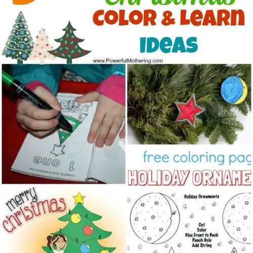 50+ Free Christmas Color & Learn Ideas