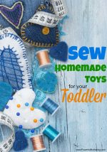 How to Easily Sew Homemade Toys for your Toddler