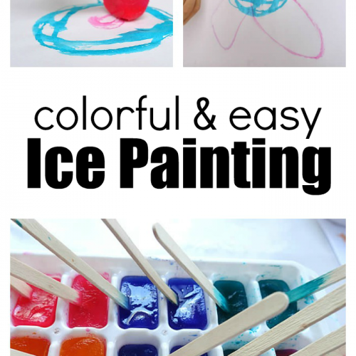 Ice Painting With Kids Is Such A Fun Experience And So Easy To Set Up
