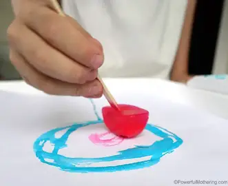 Ice Painting Activity for Toddlers - Twin Mom Refreshed
