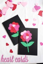 Heart Flower Cards