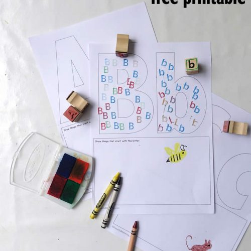 stamp the abc with these free printbales