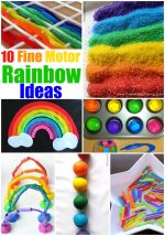 Top 10 Fine Motor Skill Ideas Featuring Rainbows