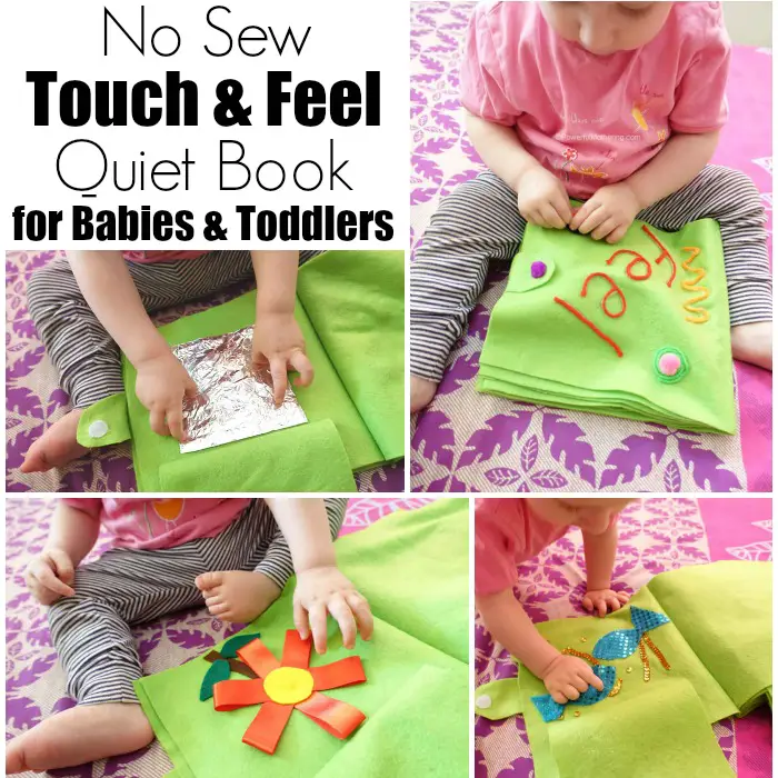 No Sew Touch & Feel Quiet Book for Babies & Toddlers fb