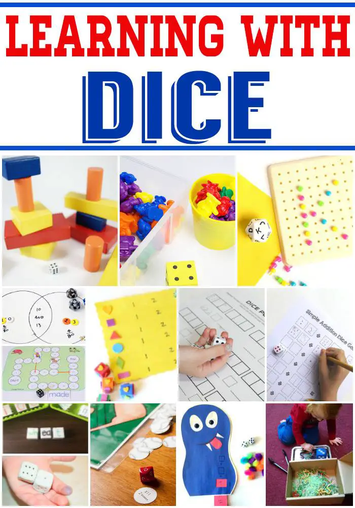 dice games and activities for preschoolers