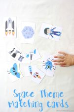 Space Themed Matching Cards