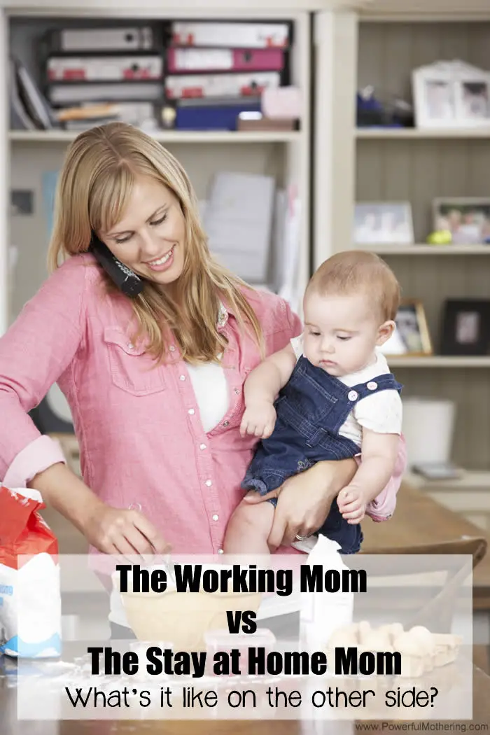 The Working Mom vs The Stay at Home Mom - What's it like? do you know?