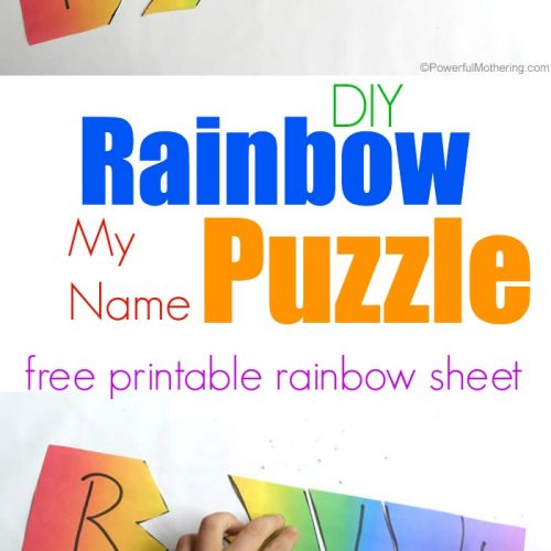 rainbow my name puzzle