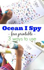 Ocean I Spy Printable