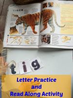 Letter Recognition and Read Along Book Activity