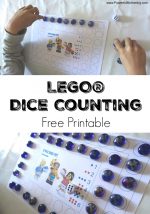 Simple LEGO Counting Game for Kids