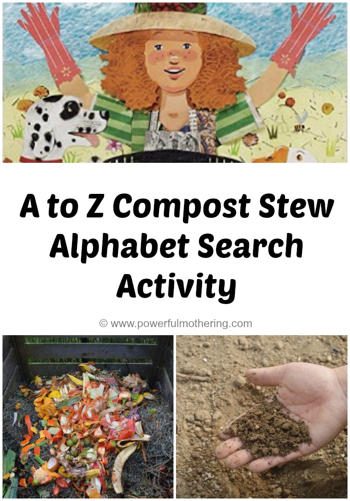 A to Z Compost Stew Alphabet Search Activity