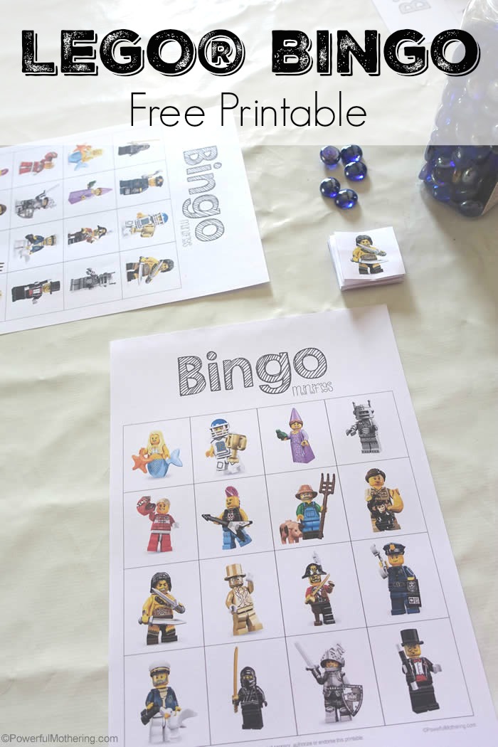 lego bingo printable