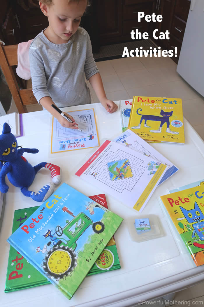 Does your kid love pete the cat? Mine does! Here are tons of pete the cat activities for you to do with the books in mind! Pete the cat activities are super fun!