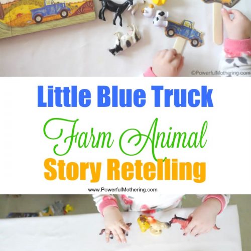 Little Blue Truck Farm Animal Story Retelling